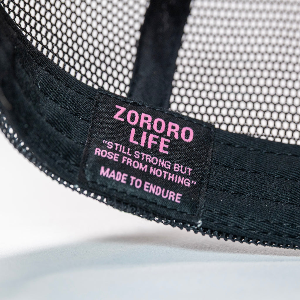 ZL Trucker Cap - Black/Pink