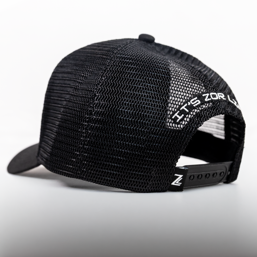 ZL Trucker Cap - Black/White
