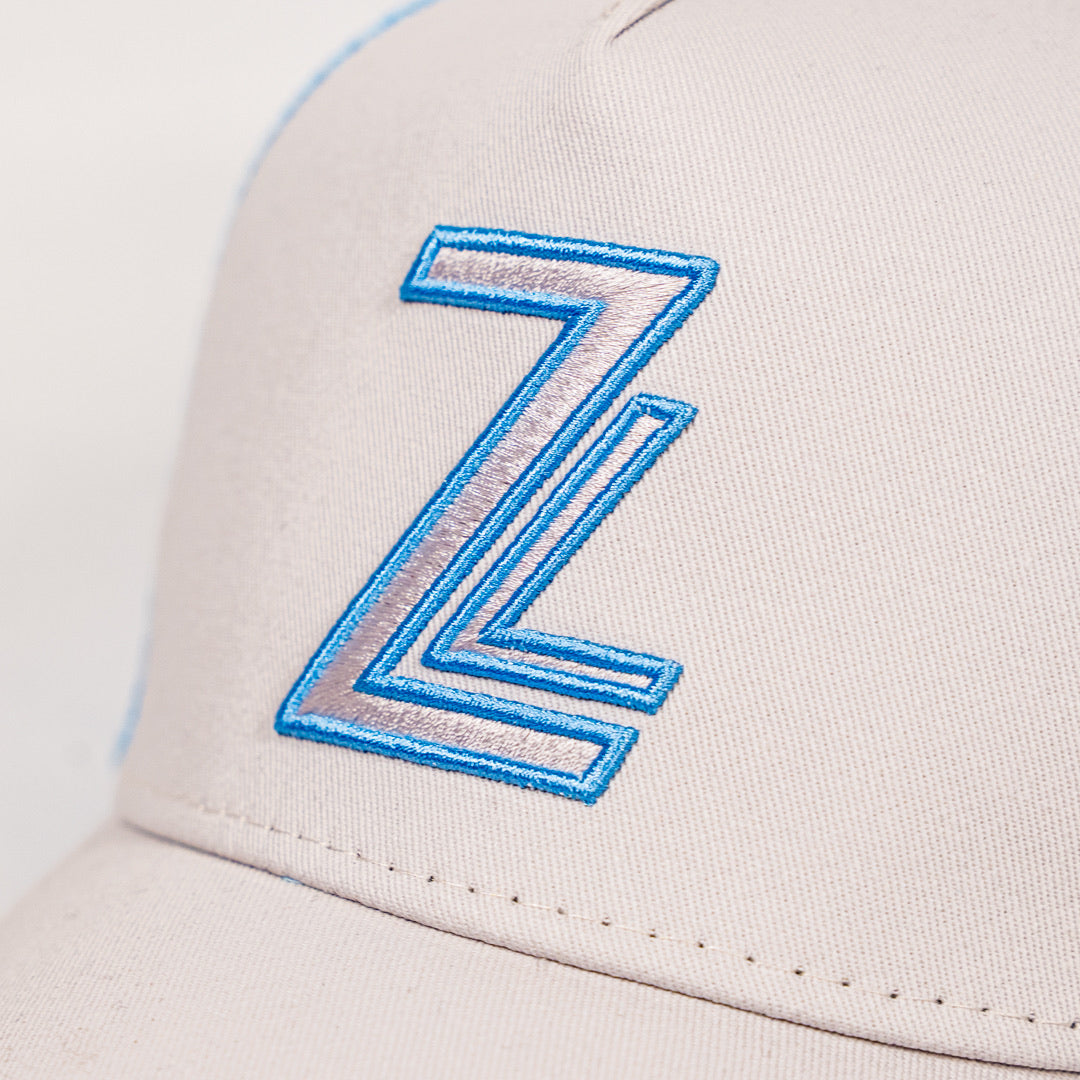 ZL Trucker Cap - Grey/Light Blue