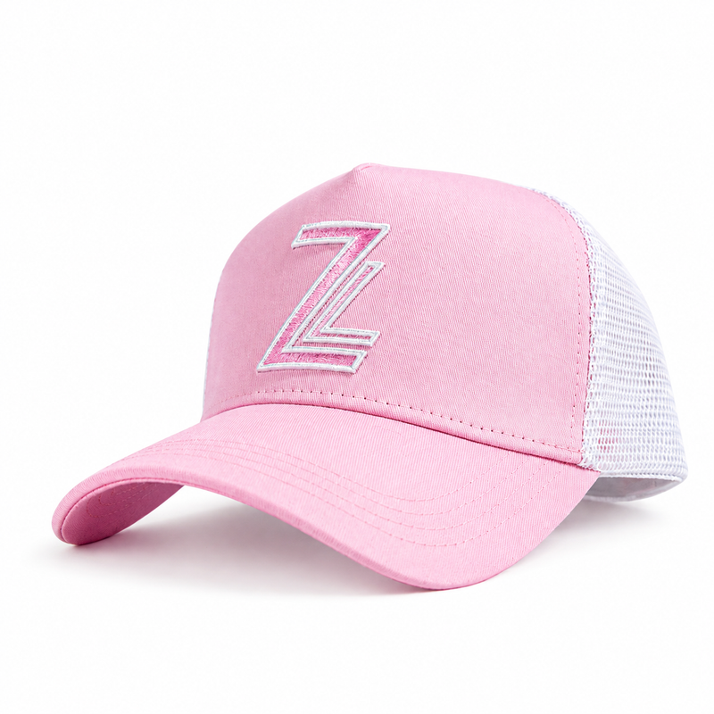 ZL Trucker Cap - Light Pink/White