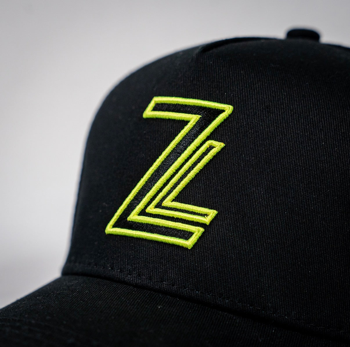 ZL Trucker Cap - Black/Neon Yellow