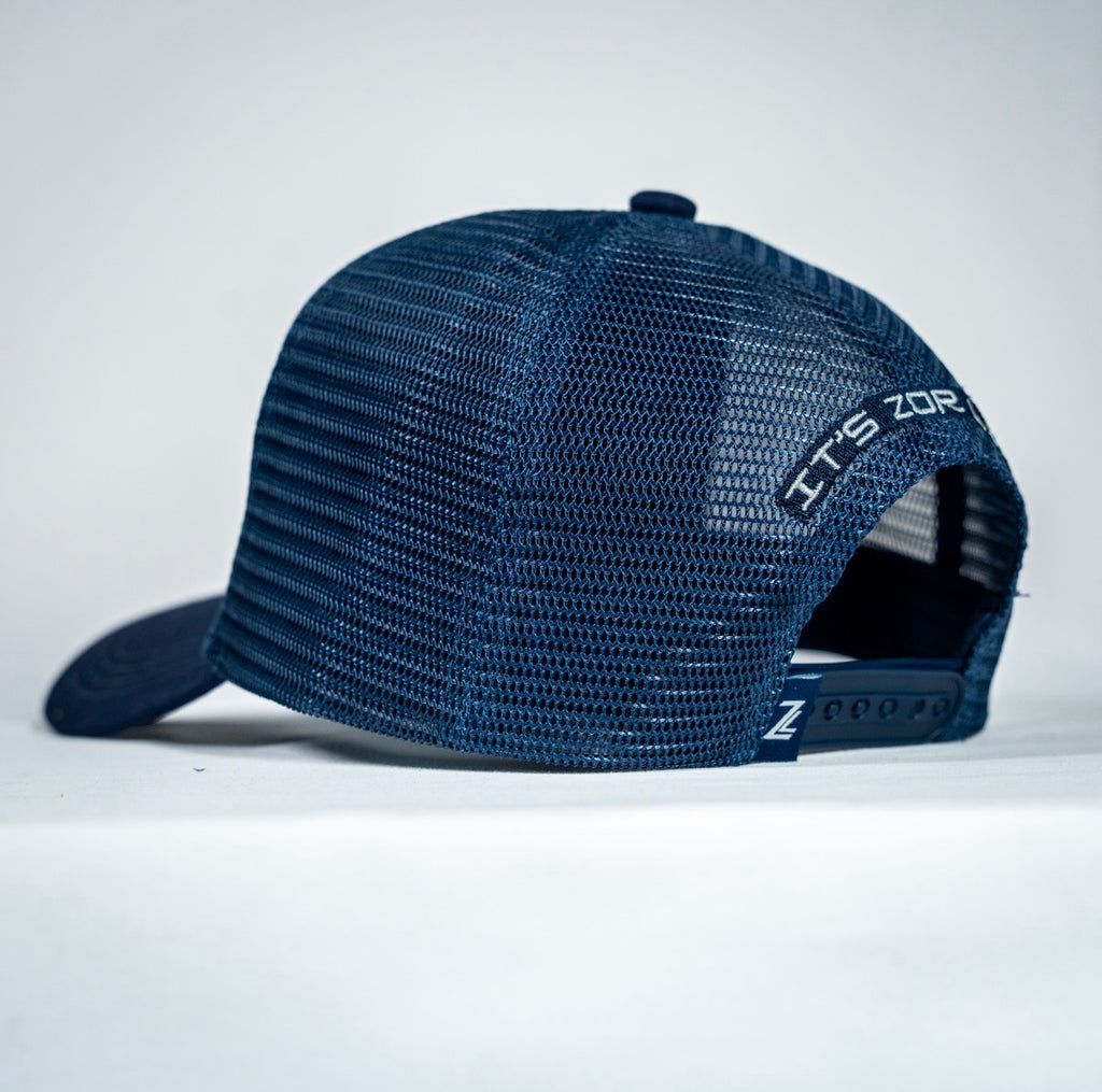 ZL Trucker Cap - Navy/White