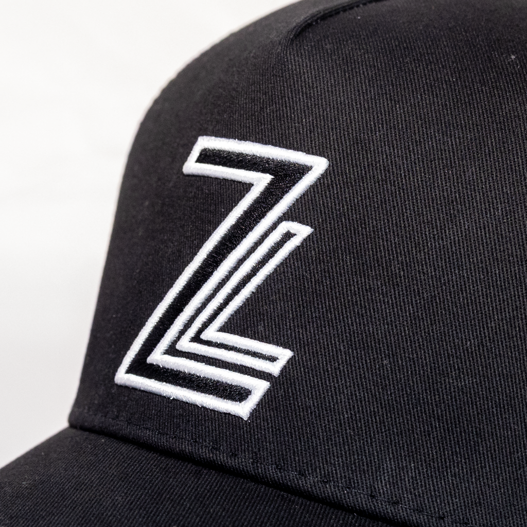 ZL Trucker Cap - Black/White