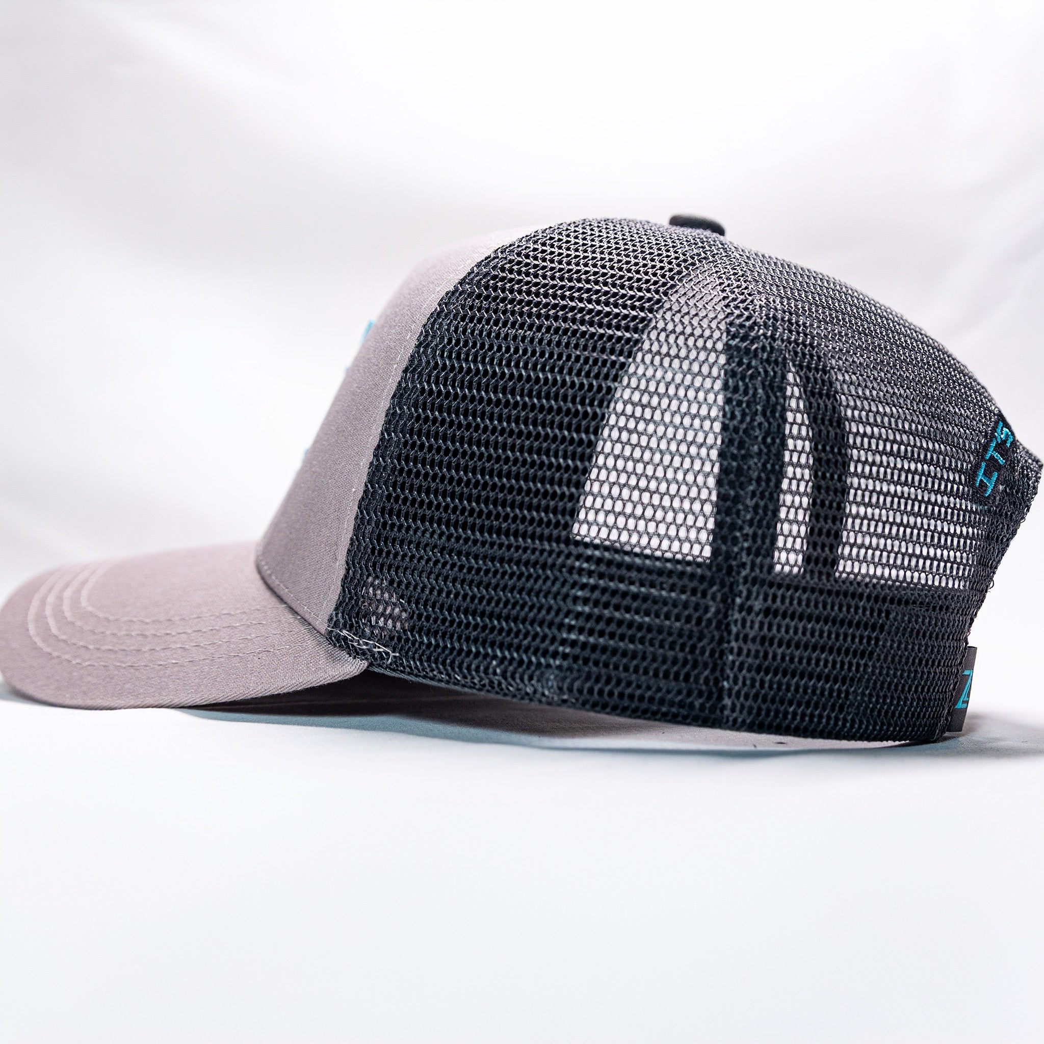 ZL Trucker Cap - Light Grey/Dark Grey/Turquoise