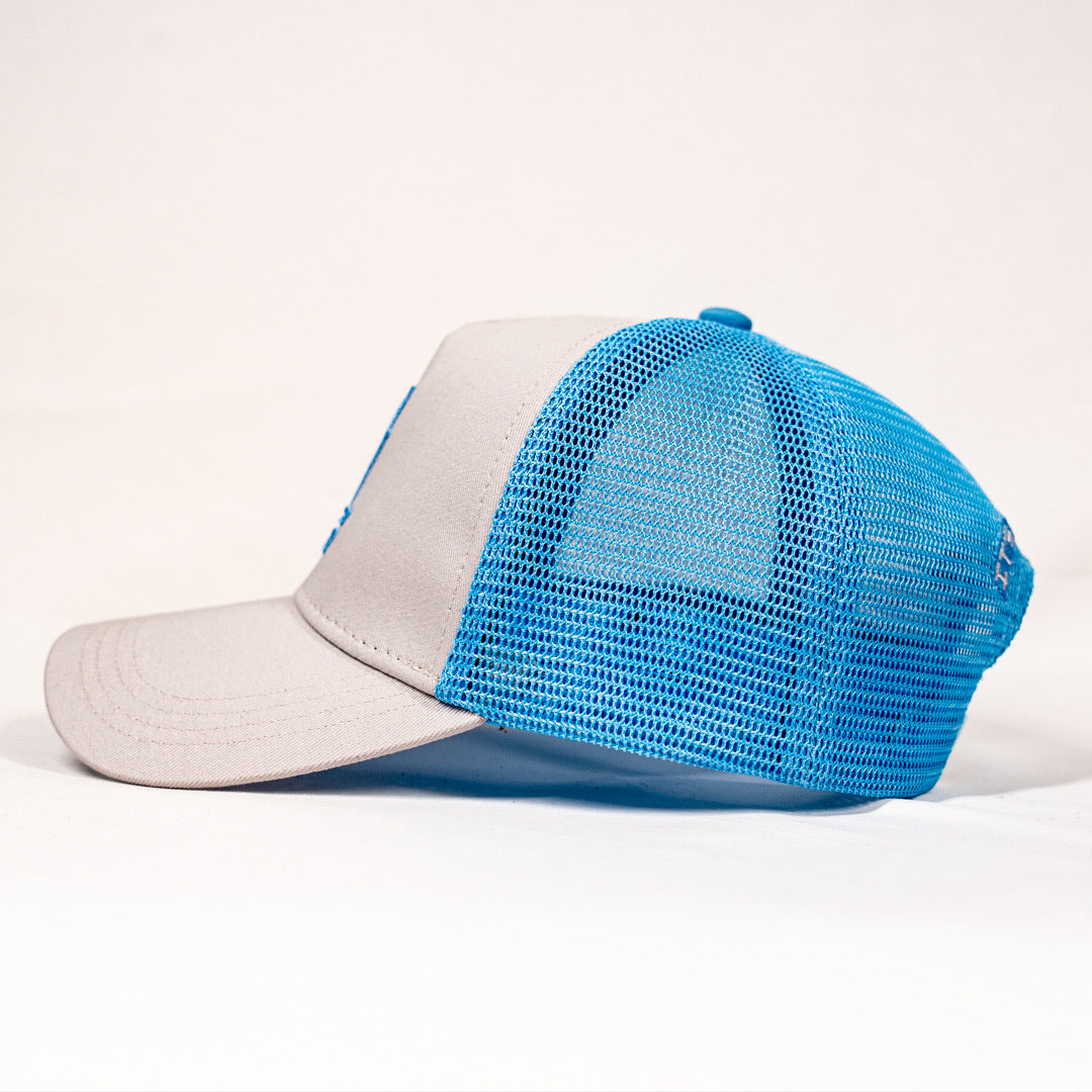 ZL Trucker Cap - Grey/Light Blue
