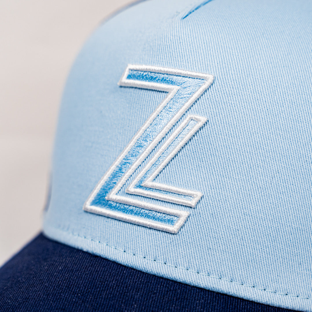 ZL Trucker Cap - Navy/Light Blue/White