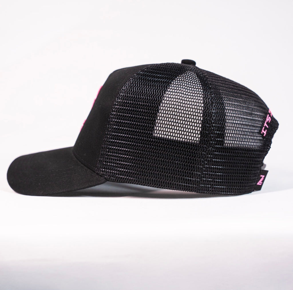 ZL Trucker Cap - Black/Pink