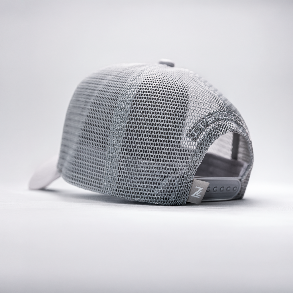 ZL Trucker Cap - Light Grey/White