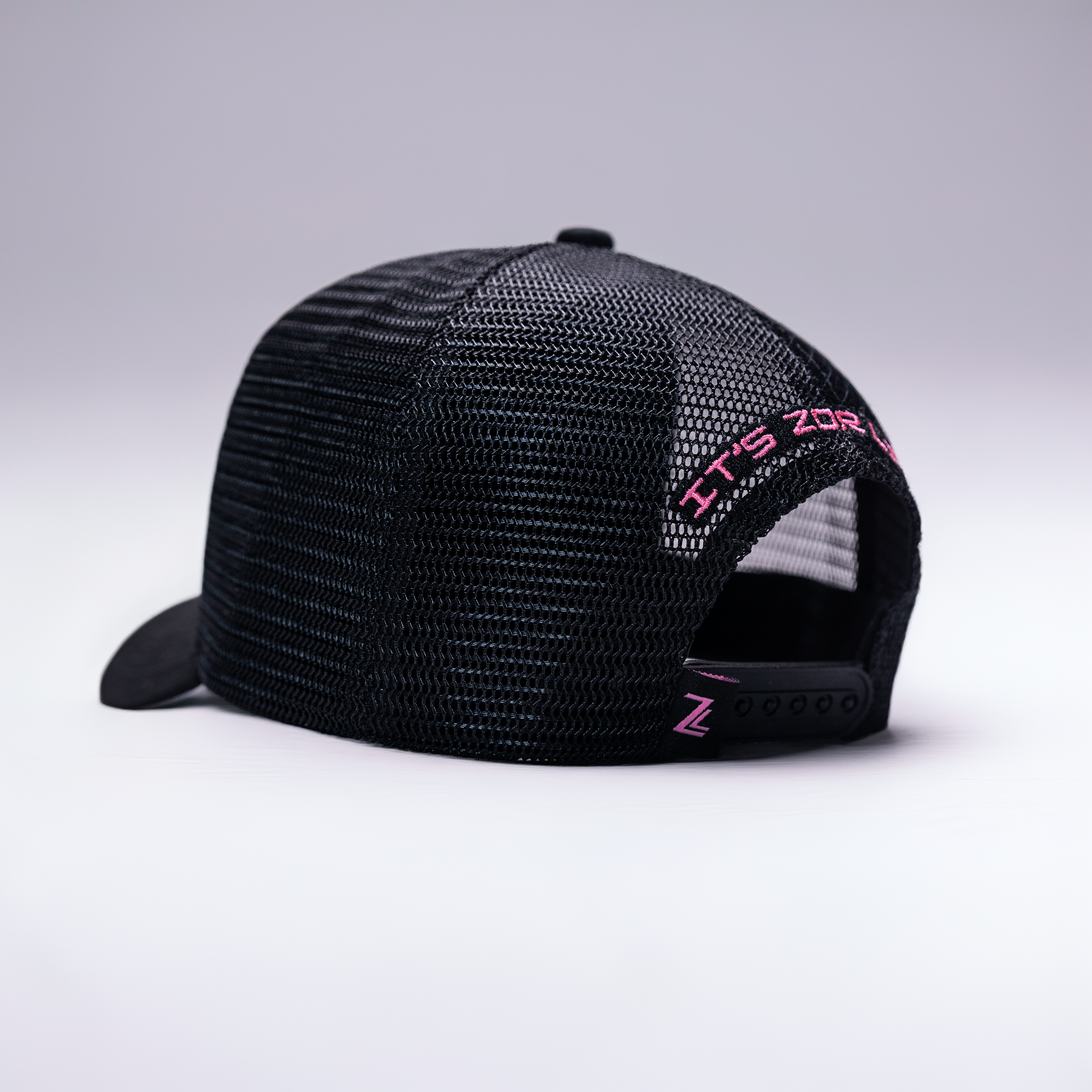 ZL Trucker Cap - Black/Pink