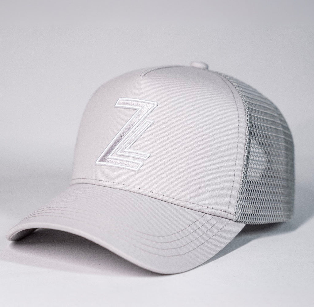 ZL Trucker Cap - Light Grey/White