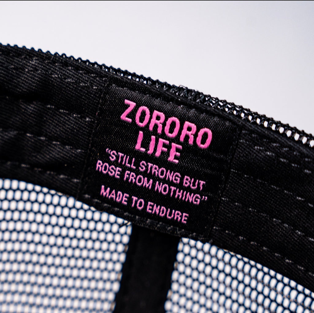 ZL Trucker Cap - Black/Pink