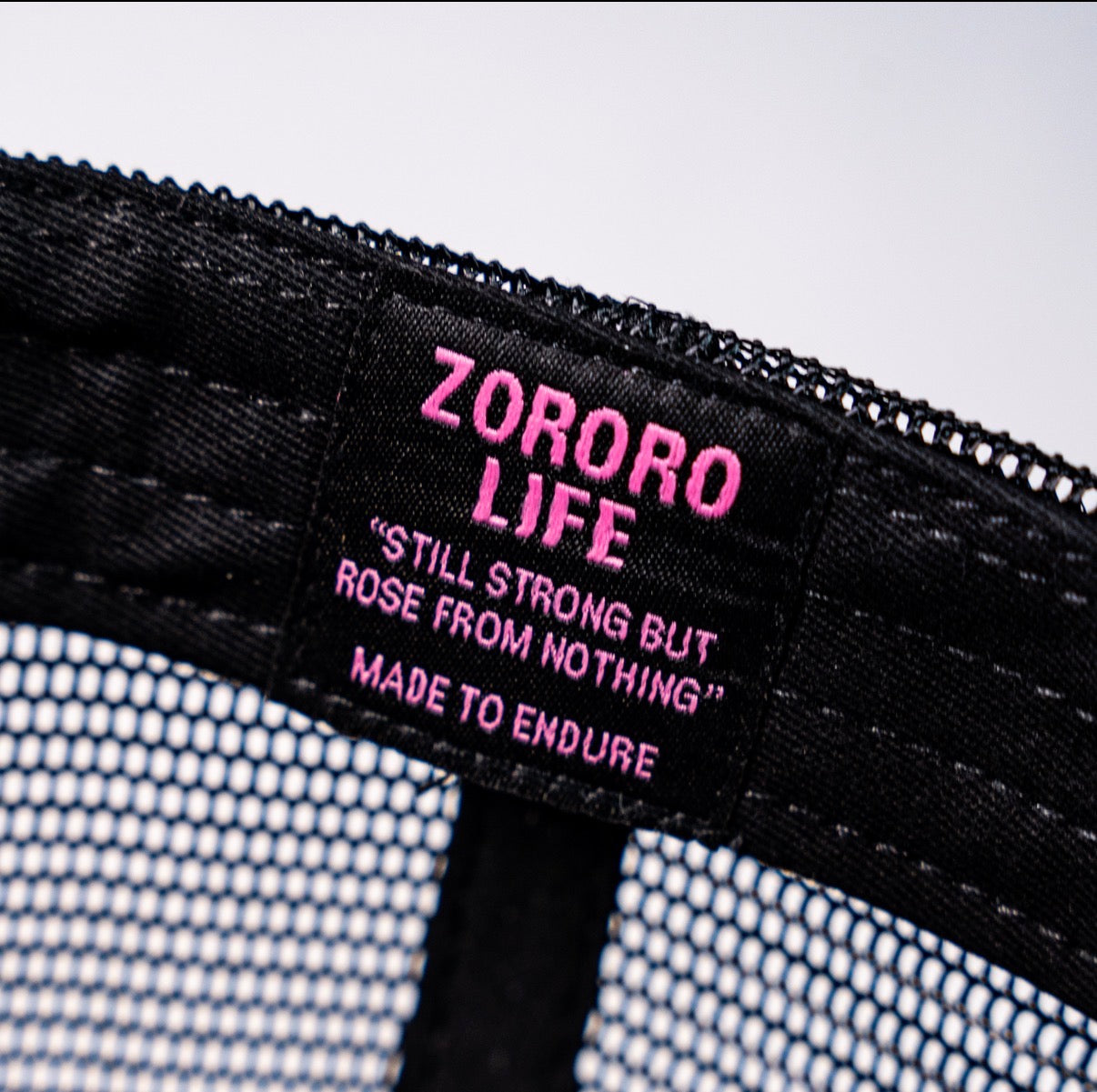 ZL Trucker Cap - Black/Pink