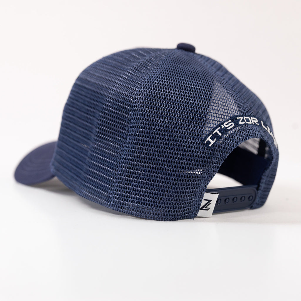 ZL Trucker Cap - Navy/White V2 Coming Soon… 09/08/26⏰