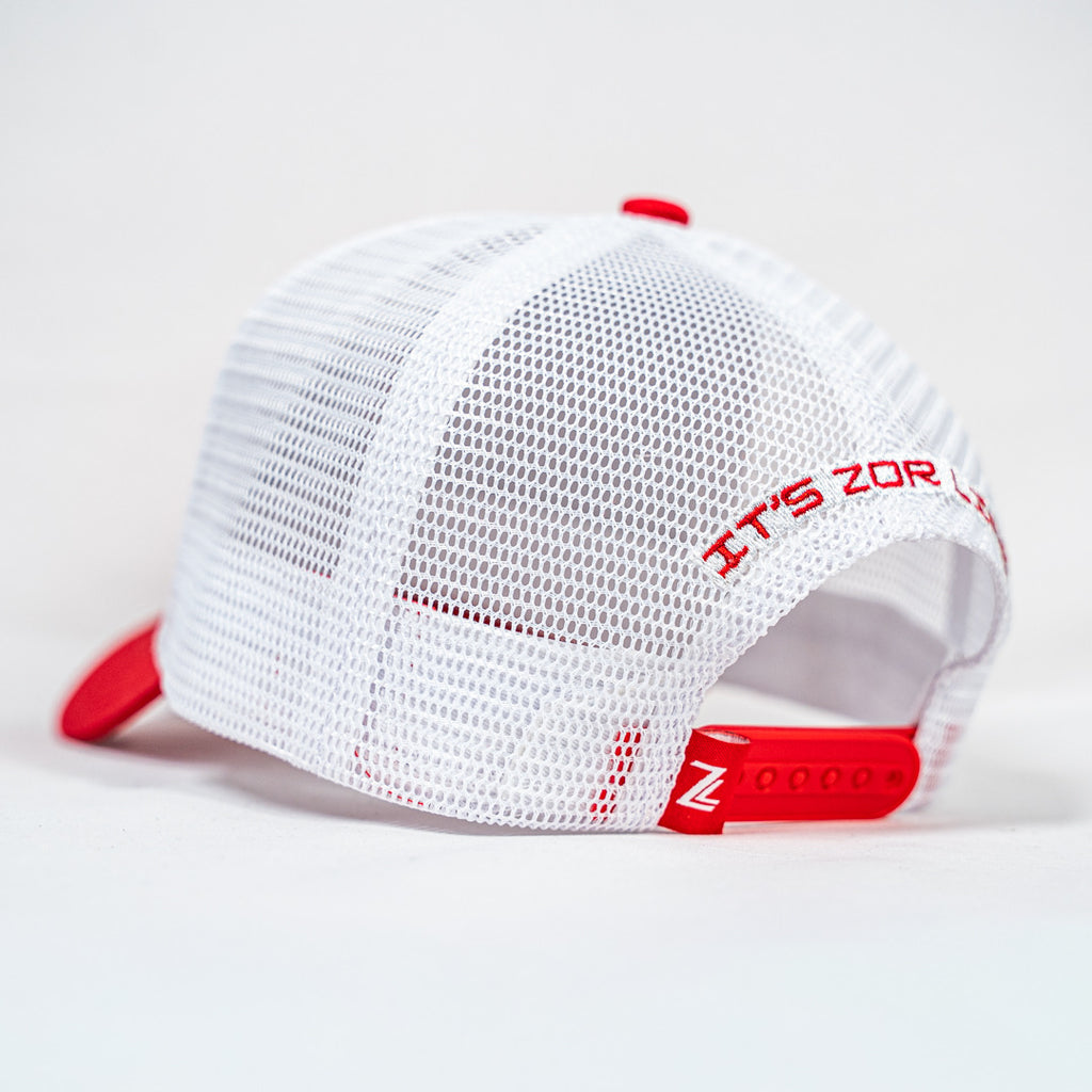 ZL Trucker Cap - Red/White