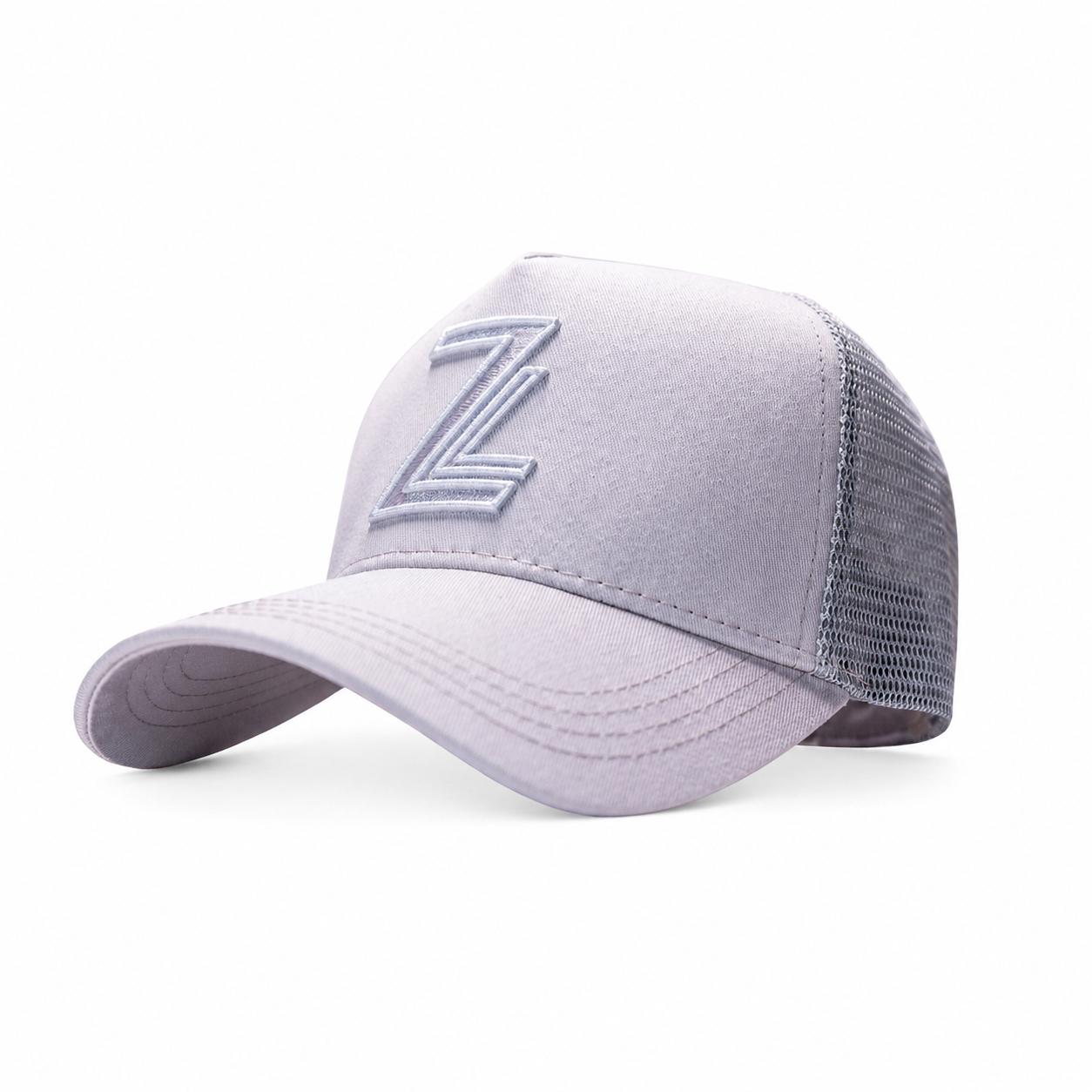 ZL Trucker Cap - Light Grey/White