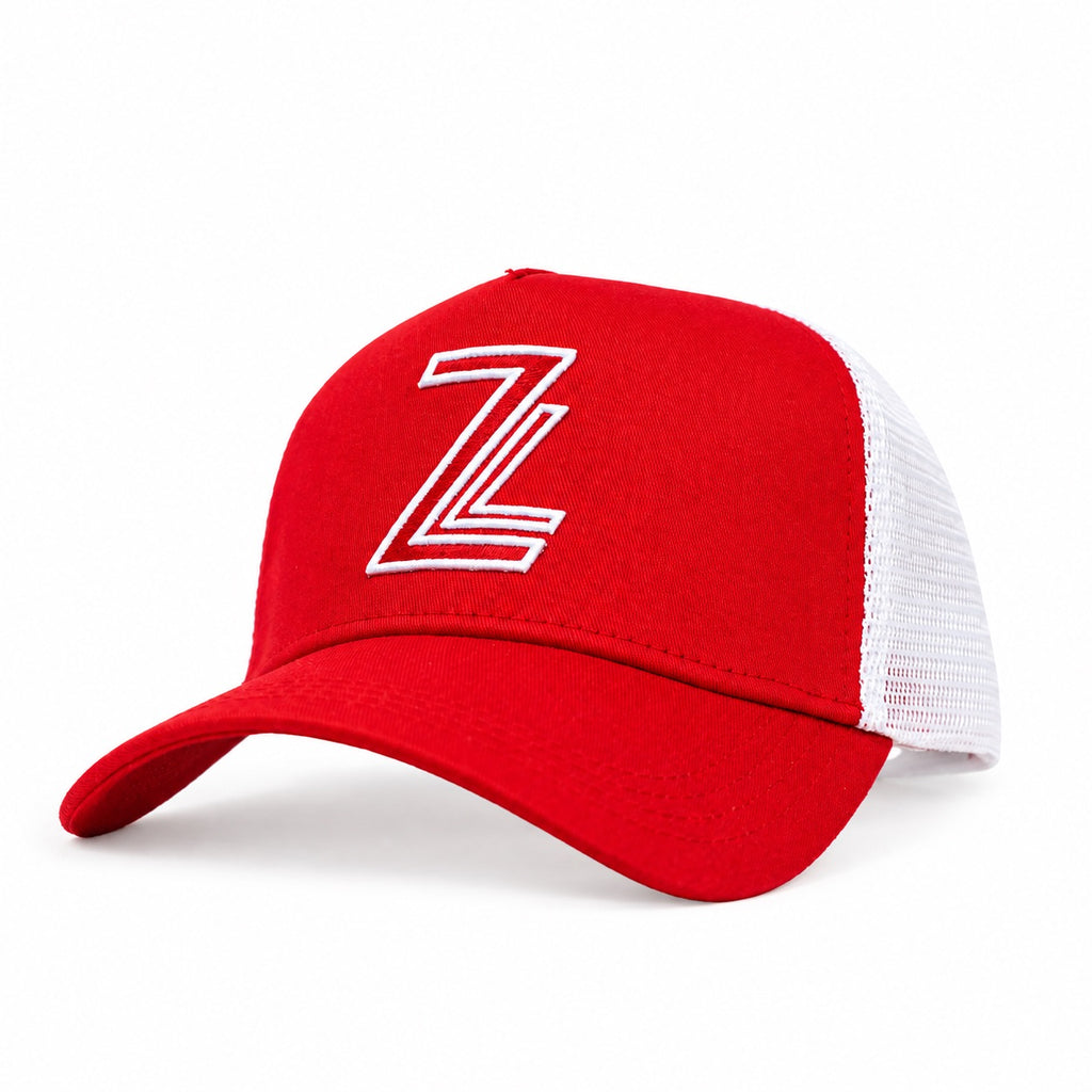 ZL Trucker Cap - Red/White