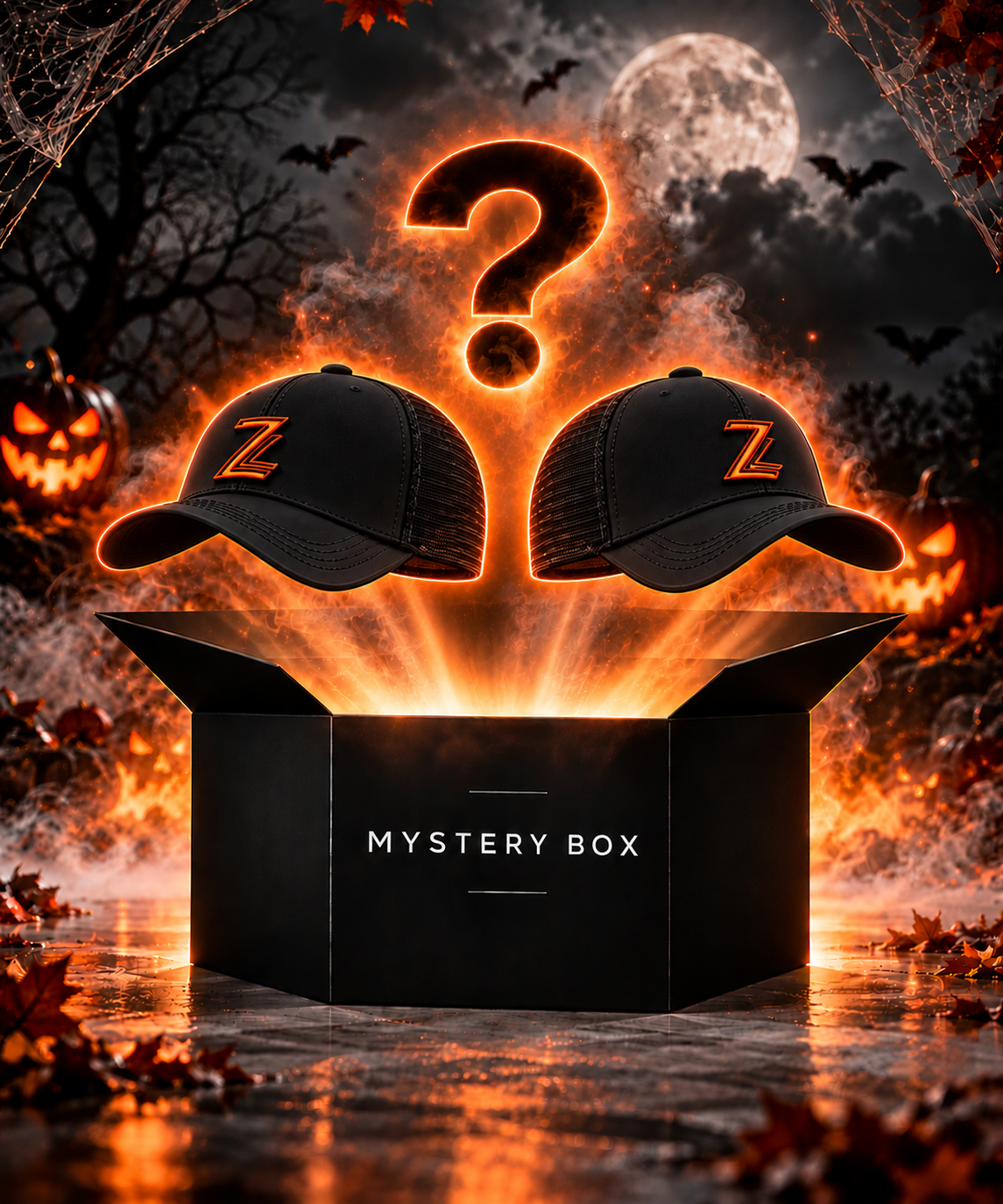 2X Halloween Mystery Hats — Any Black Hats from Our Collection (No Duplicates)