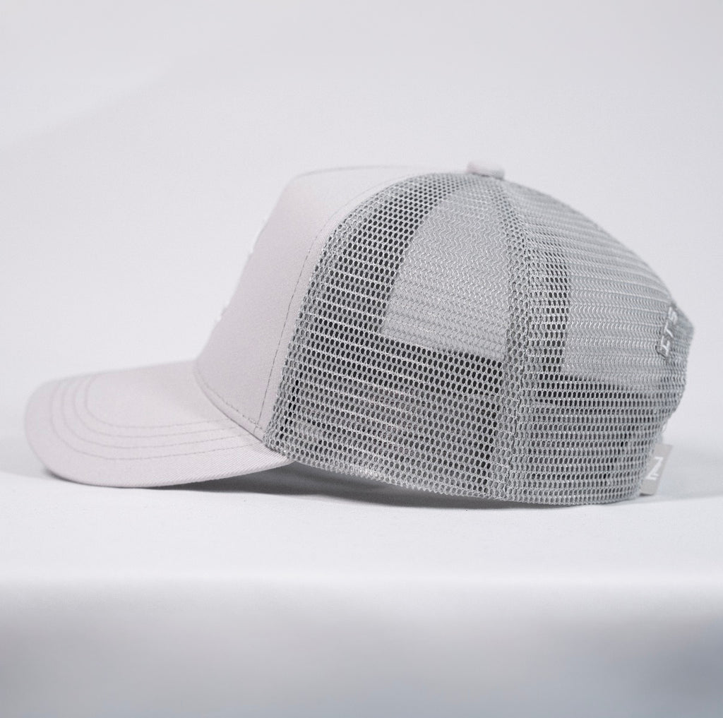 ZL Trucker Cap - Light Grey/White