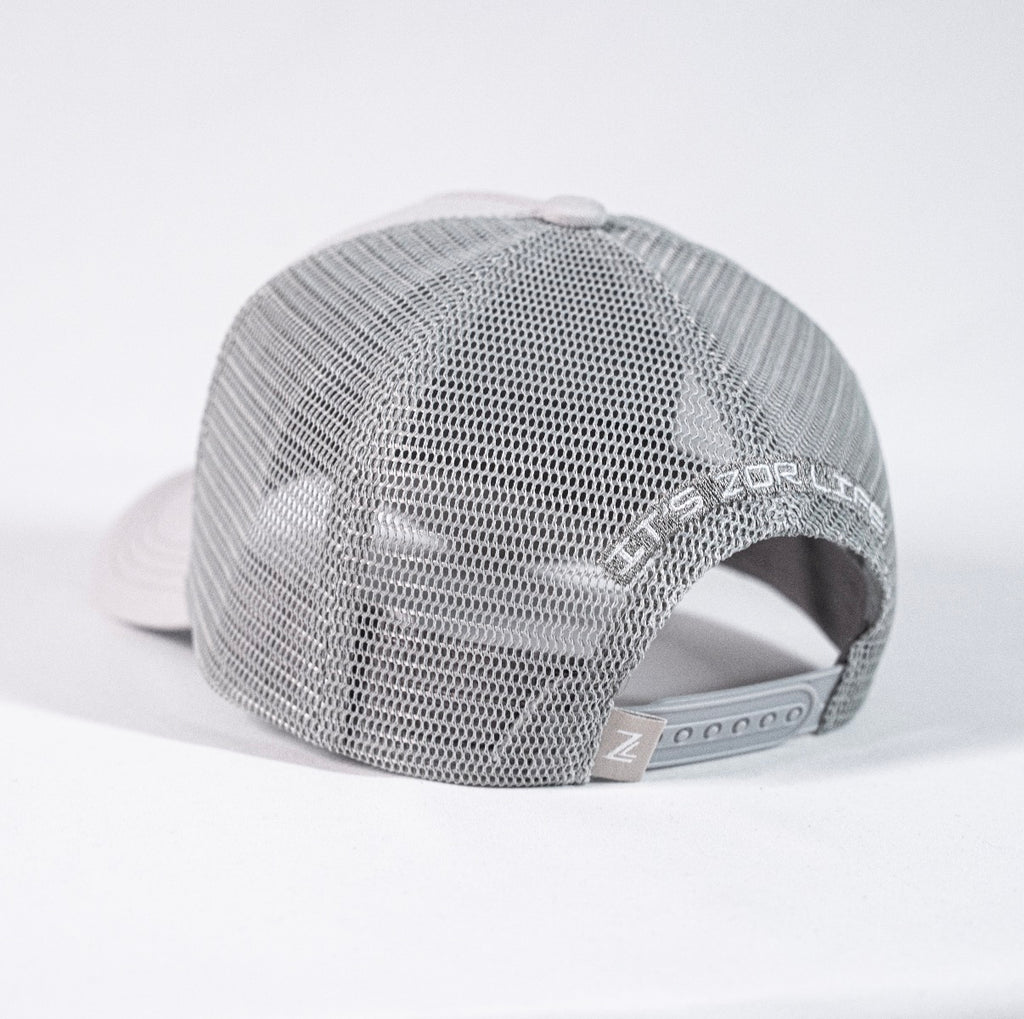 ZL Trucker Cap - Light Grey/White