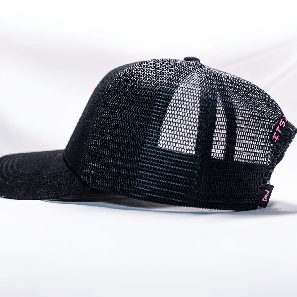 ZL Trucker Cap - Black/Pink