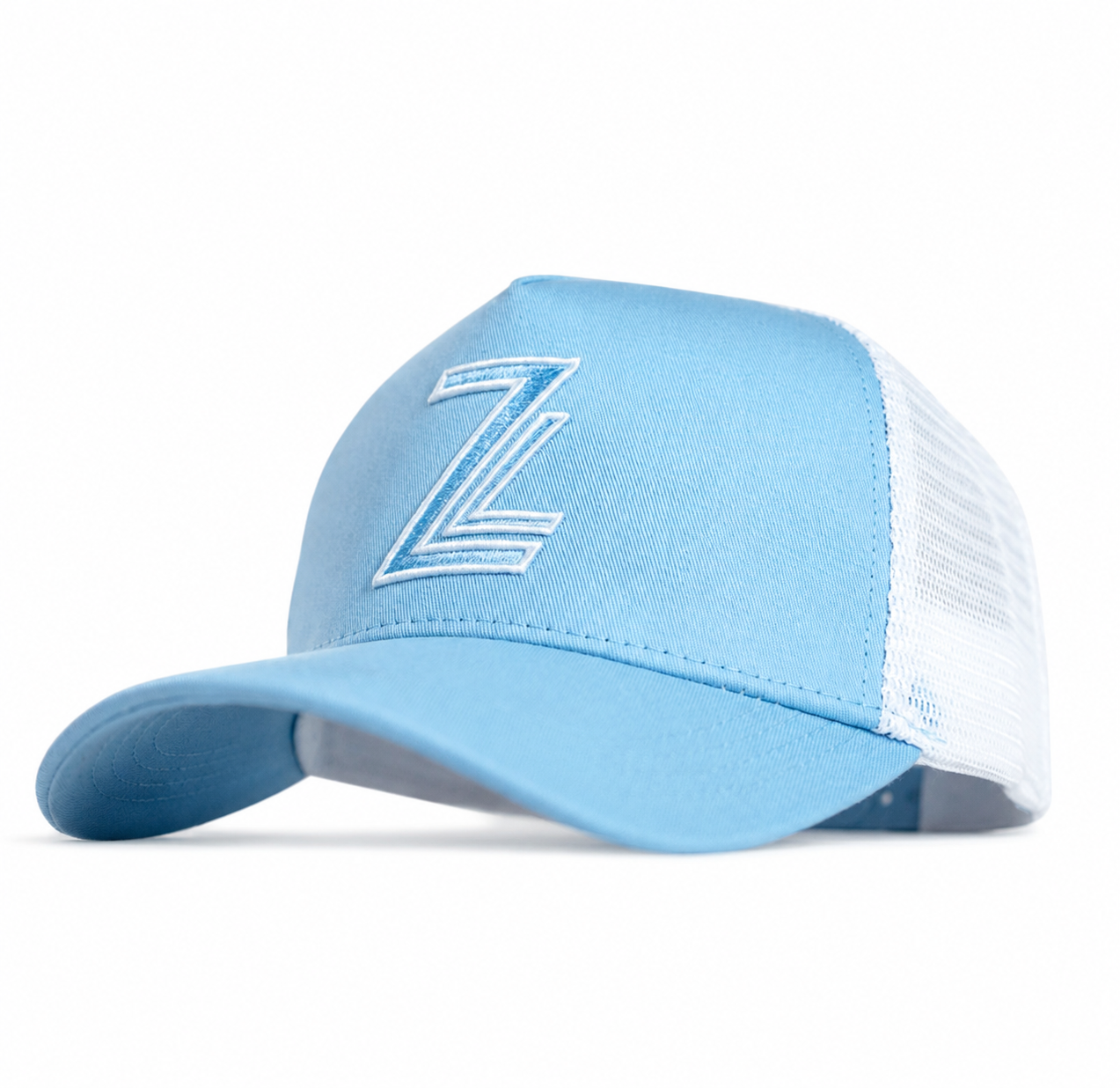 ZL Trucker Cap - Sky Blue/White