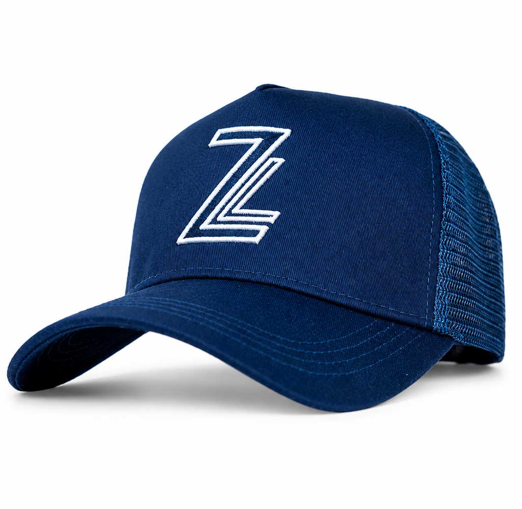 ZL Trucker Cap - Navy/White