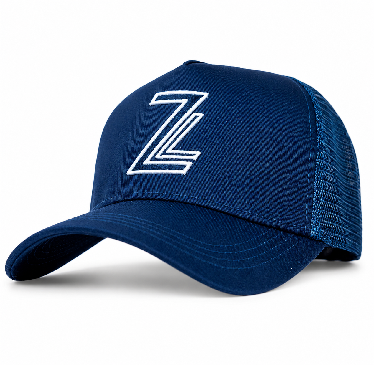 ZL Trucker Cap - Navy/White