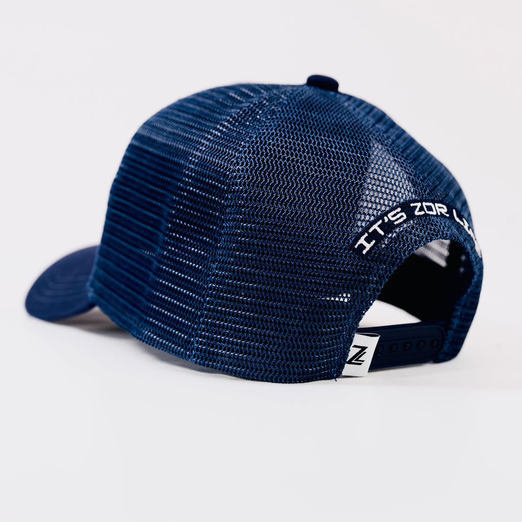 ZL Trucker Cap - Navy/White V2