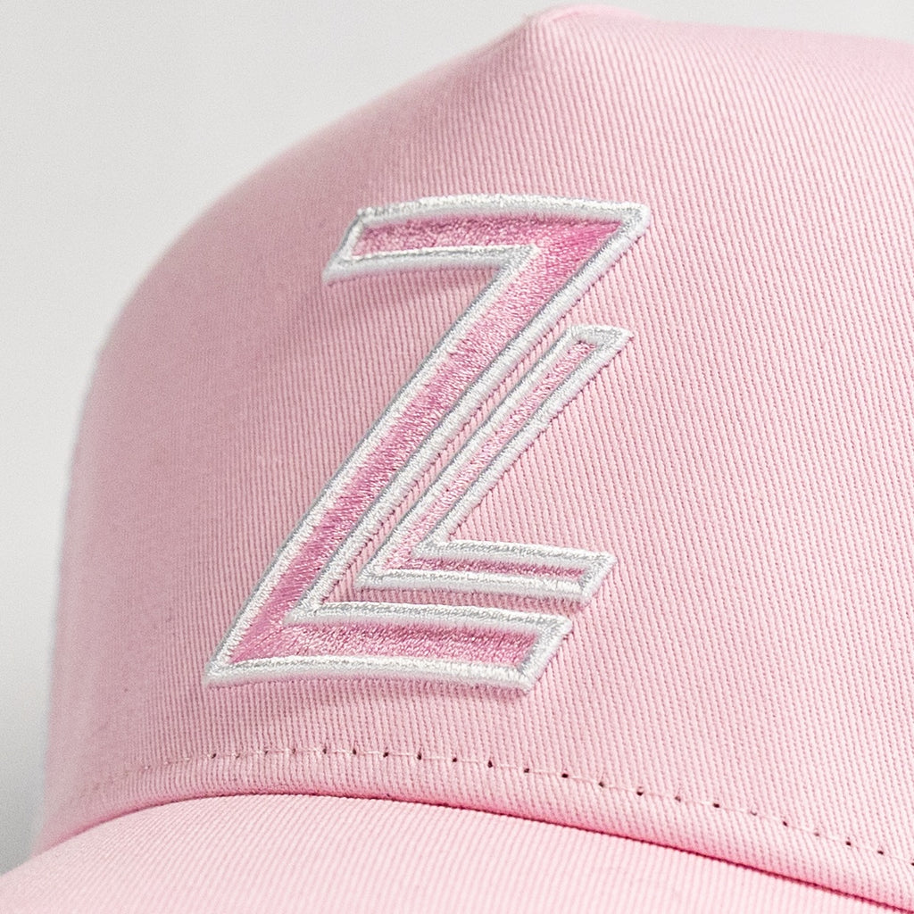 ZL Trucker Cap - Light Pink/White