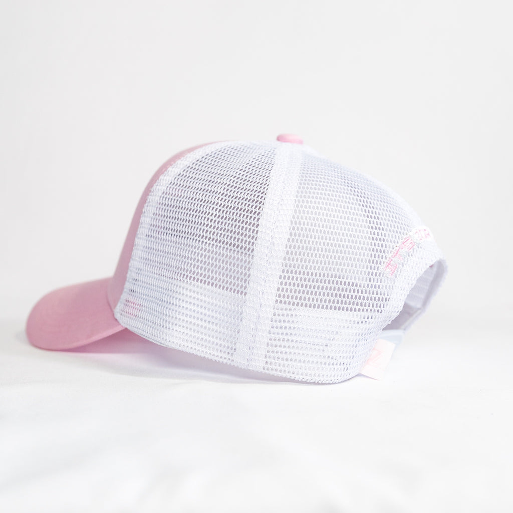 ZL Trucker Cap - Light Pink/White